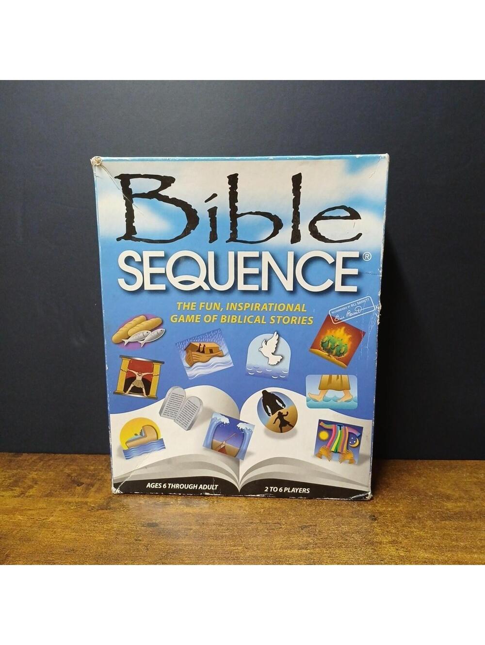 Bible Sequence Jax 2010 Card Board Game Family Kids Christian Religious